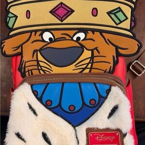 LOUNGEFLY Disney Robin Hood Prince John Cosplay mini backpack